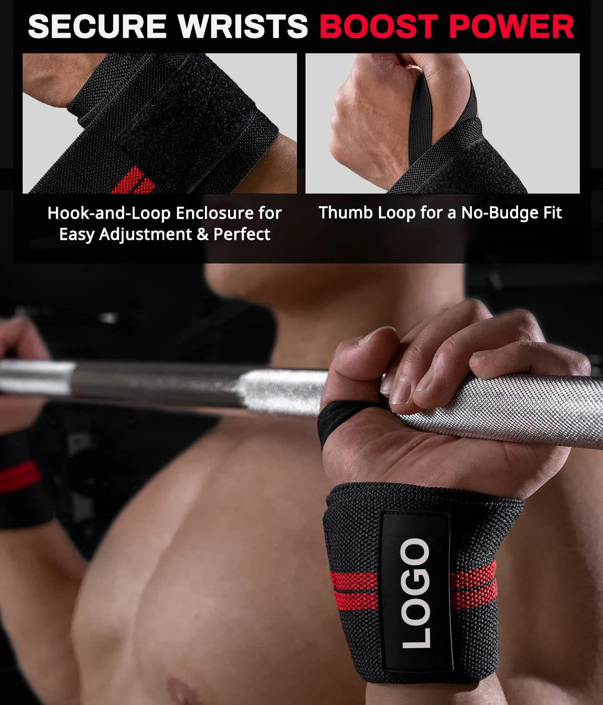 1 Pair Wristband Wrist Support Extra Strength