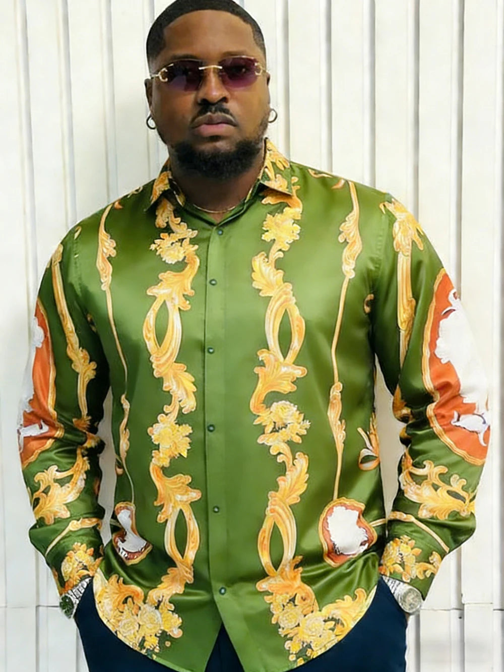 2026 Men's Fashion Casual Long Sleeve Shirt HD Color