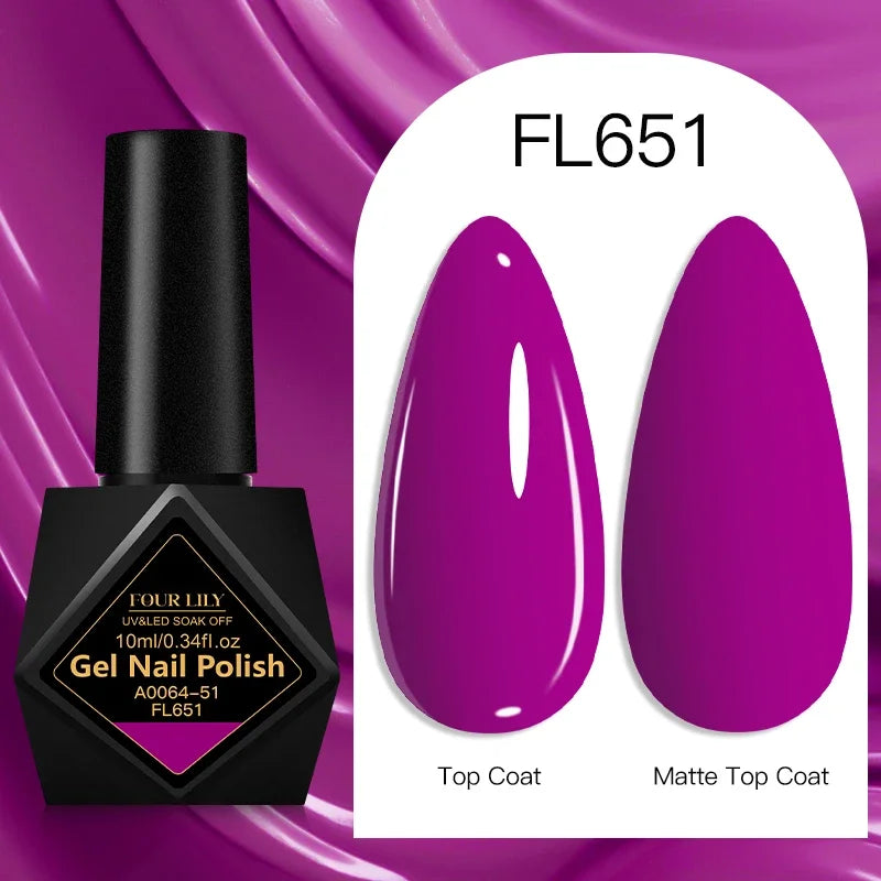 10ml Gel Nail Polish 162 Colors