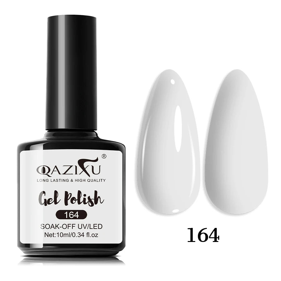 1/6Pcs Grey White Color Nail Gel Polish