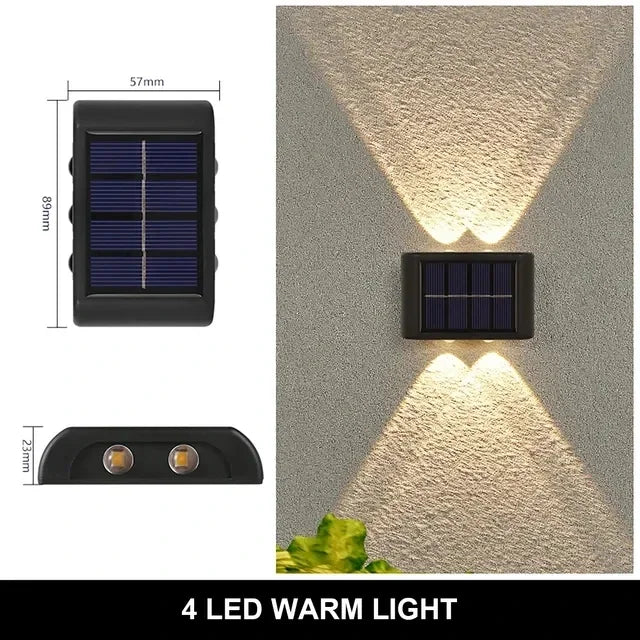 Solar Wall Lamp Outdoor Waterproof Solar Powered Light