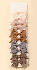10Pcs Cute Bows Baby Hair Clips for Baby Girl