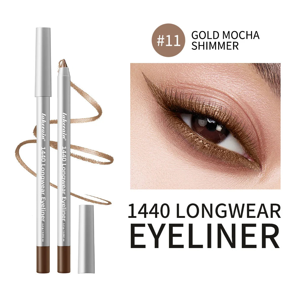 12 Colors Eyeliner Pencil Long-lasting
