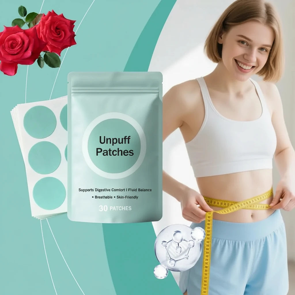 30 PATCHES Unpuff Patches Supports Digestive Comfort