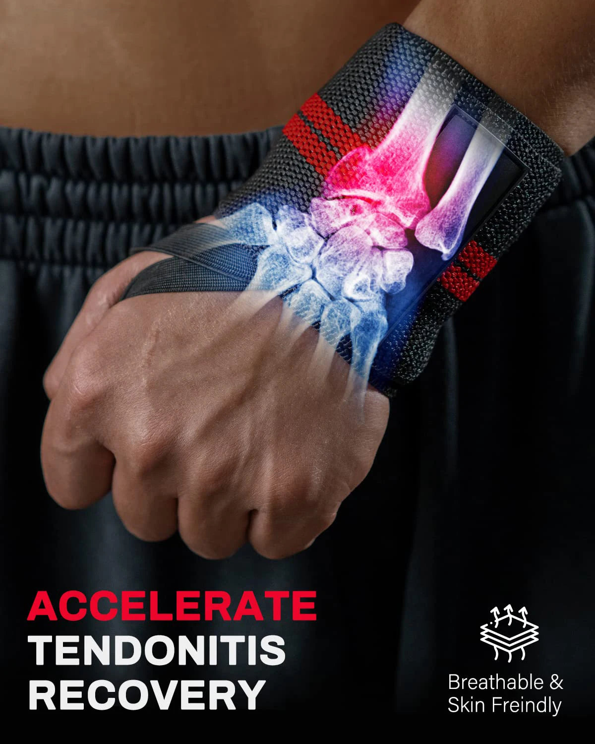 1 Pair Wristband Wrist Support Extra Strength