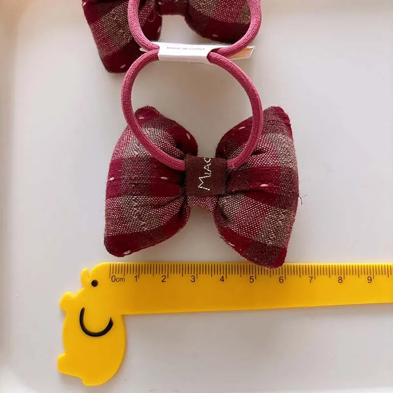 Children Bow Hair Rope Ring Baby Girls