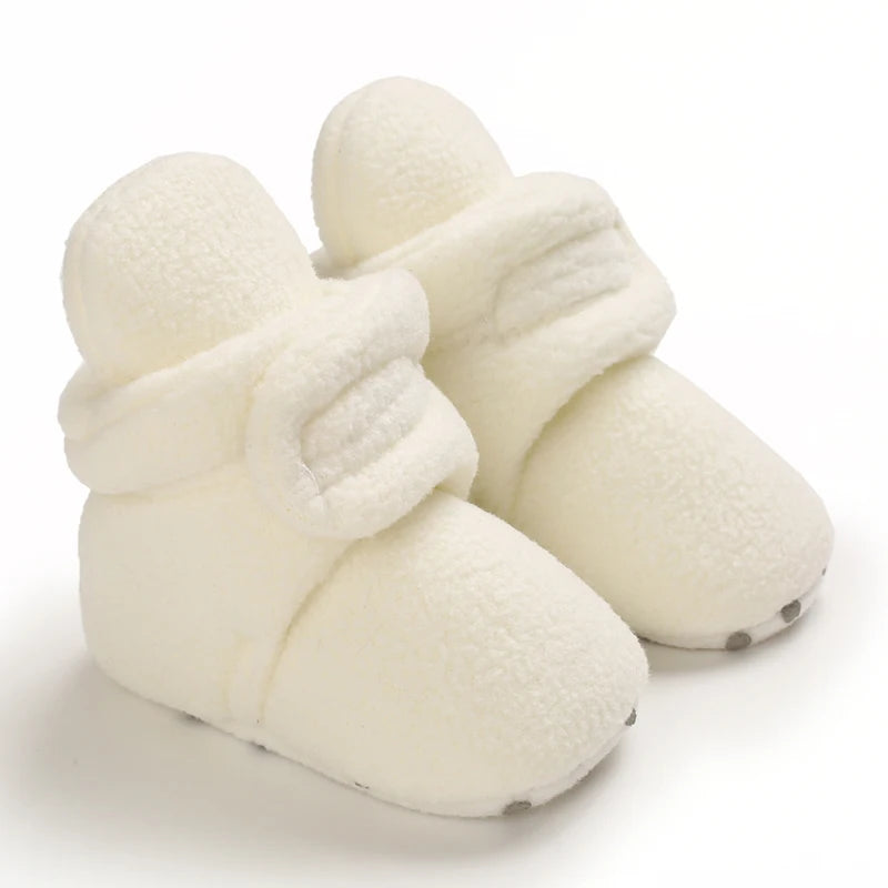 Autumn and Winter 0-1 Year Old Colorful Love Cotton Shoes