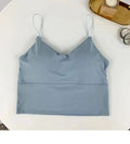 1pc Women Sexy Solid Color Camisole Ice Silk Tube Seamless