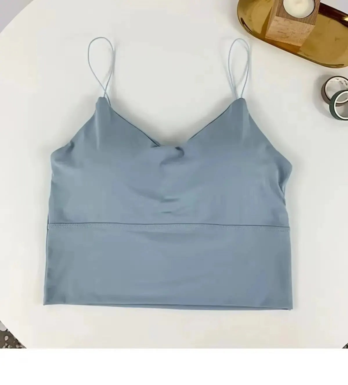 1pc Women Sexy Solid Color Camisole Ice Silk Tube Seamless
