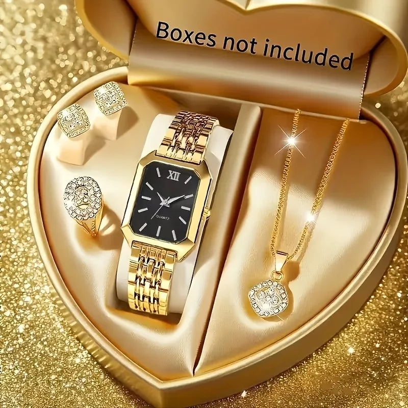 5PCS Womens Elegant Jewelry Set