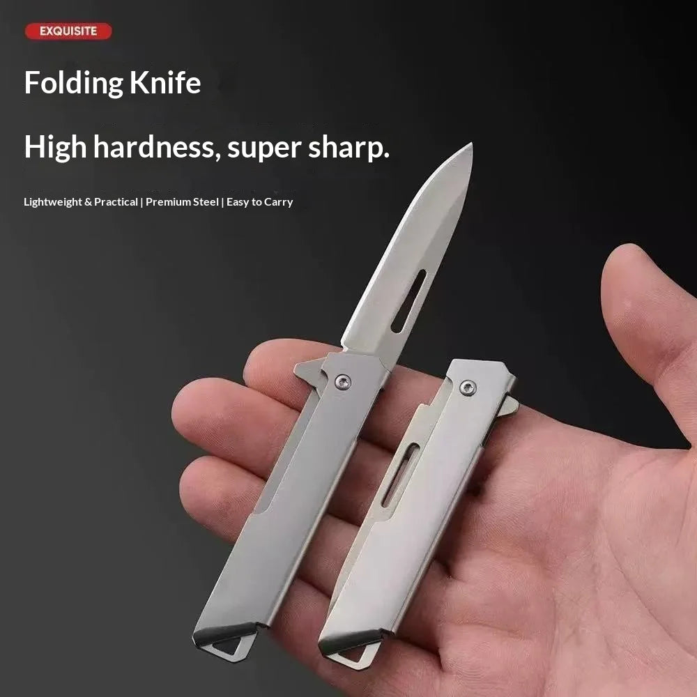 New Full Steel,Quick Open Multi-Function Folding Knife