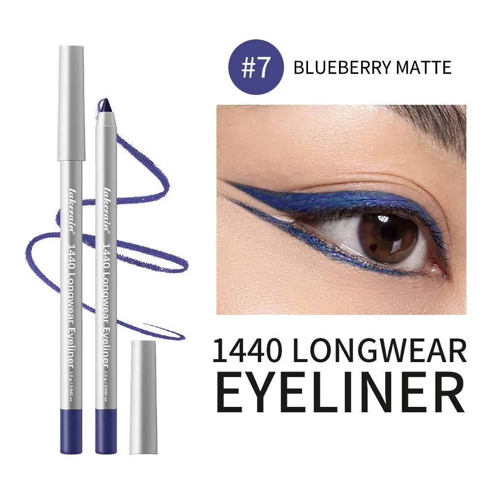 12 Colors Eyeliner Pencil Long-lasting