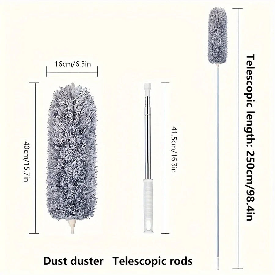 Multifunctional retractable duster