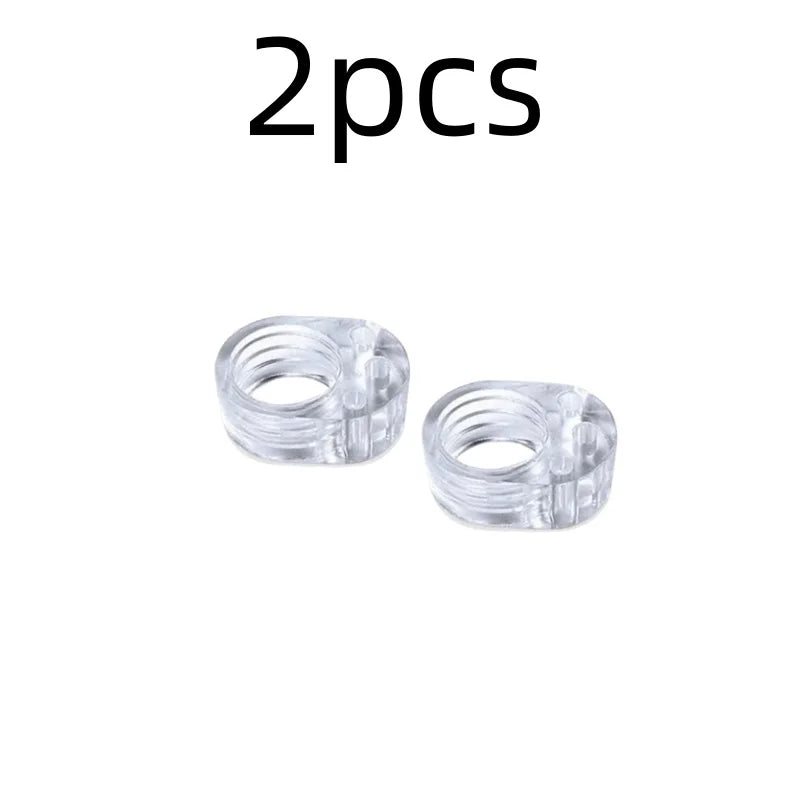 4Pcs Door Stopper Transparen Silicone