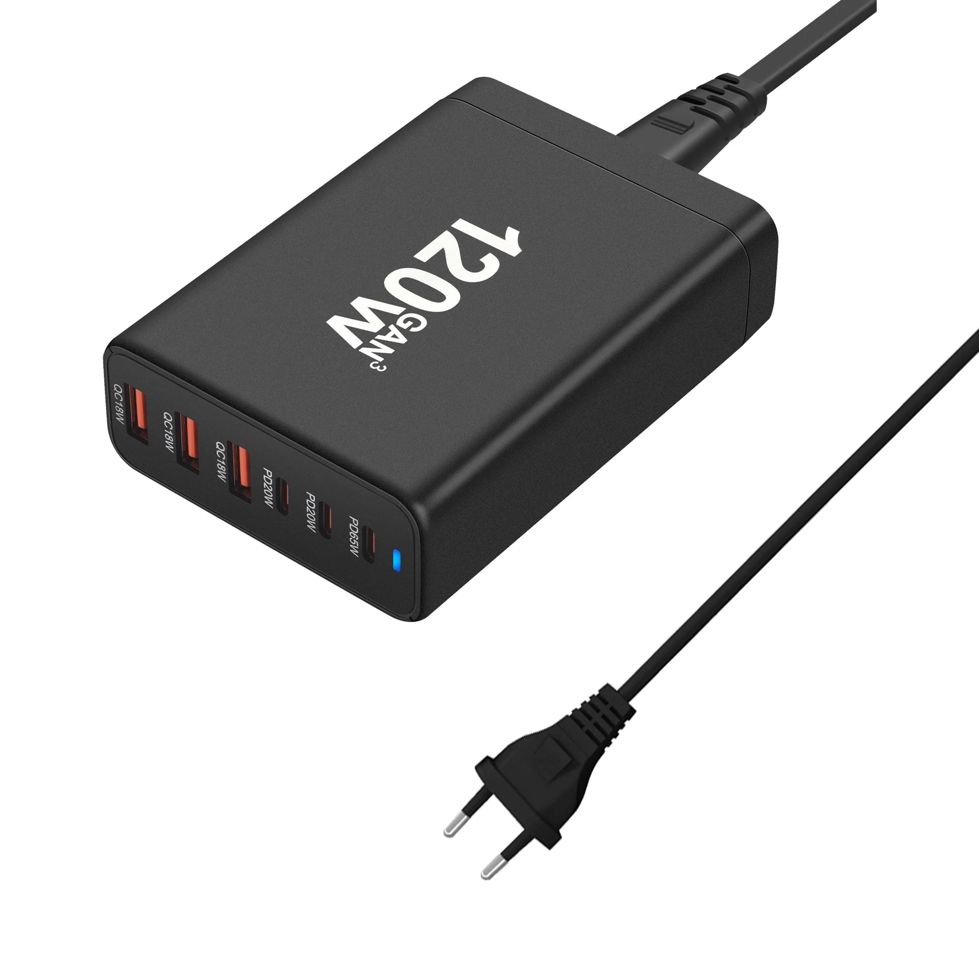 120W GAN Multi USB Charging