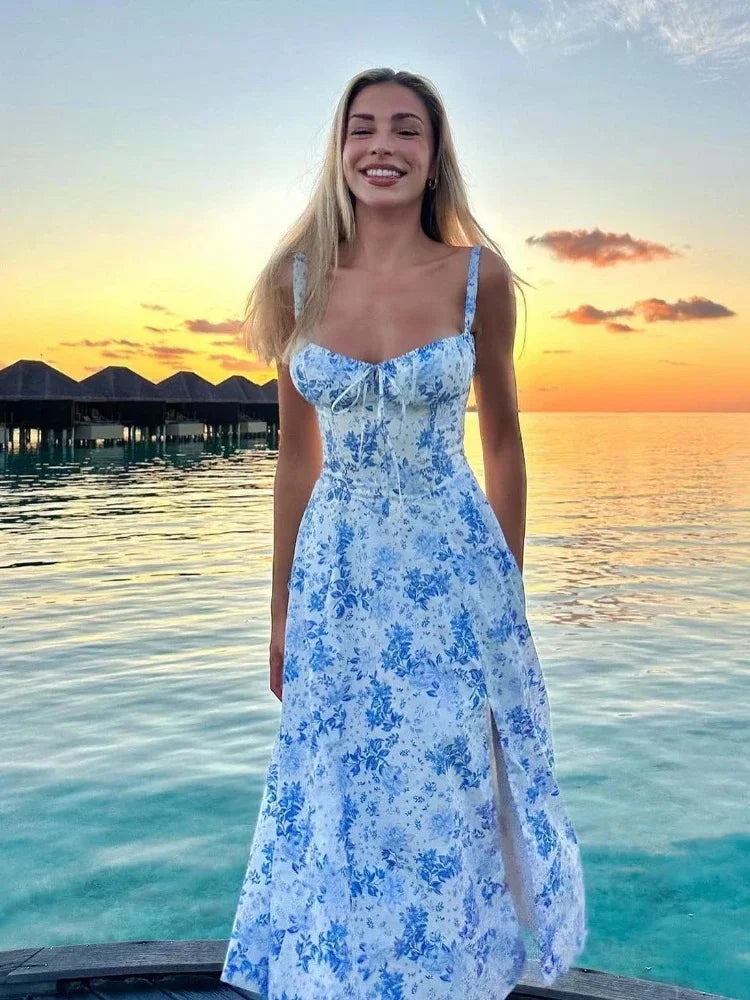 Summer Casual Midi Holiday Dress