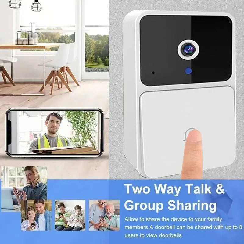 Wireless WiFi Video Doorbell for Home Security