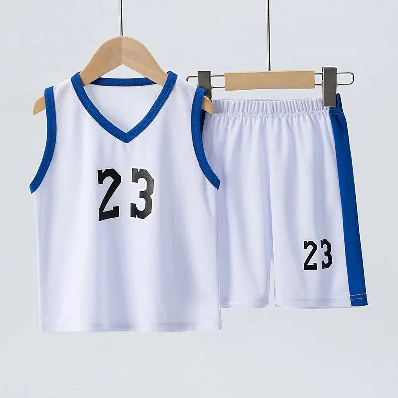 2/4Pcs Summer Children's Quick-drying Sports Suit