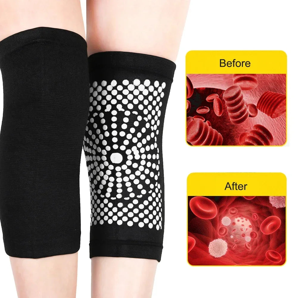 1Pair New Self Heating Knee Braces Sleeve