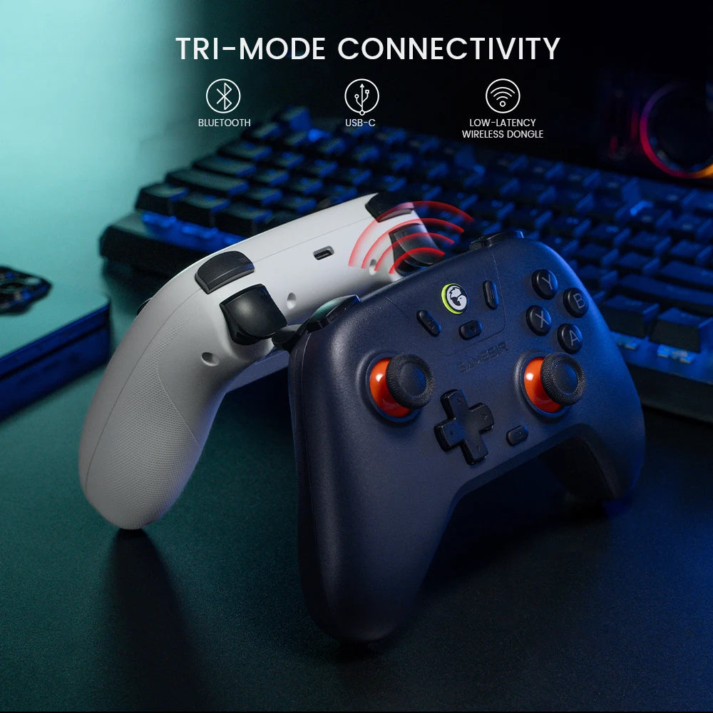 Bluetooth Gaming Controller, built-in 600mAh lithium battery
