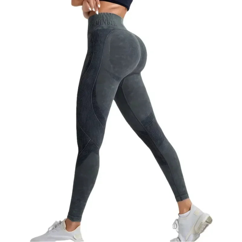 Women Seamless Gym High Waist Yoga Leggings