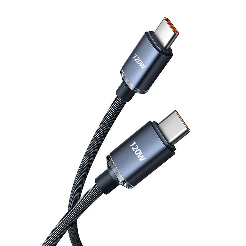 120W PD Type C Cable Super Fast Charger