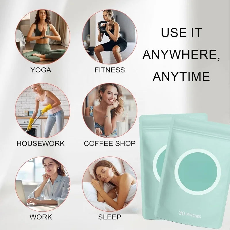 30 Gentle Body Care Patches | Breathable & comfortable