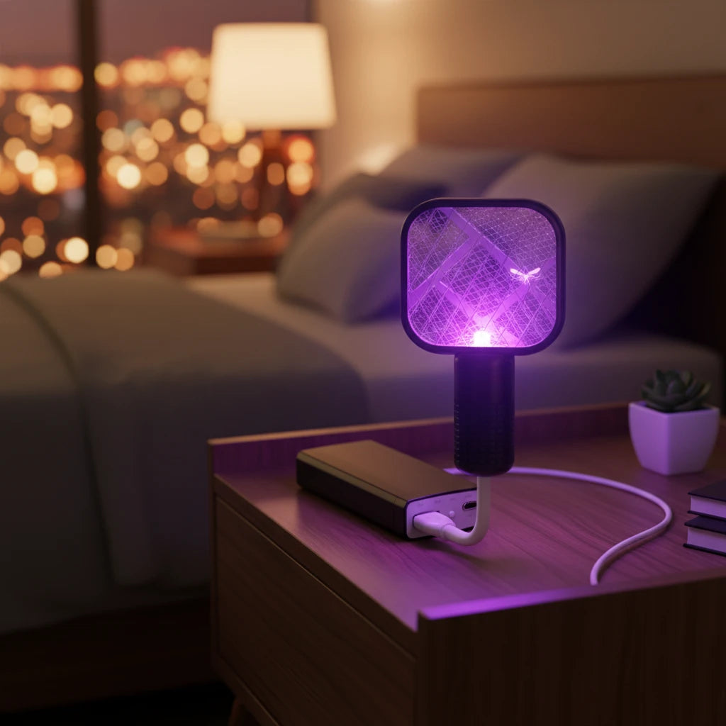 Mini Mosquito Killer Lamp Portable UV Light Fly Bug Zapper Summer