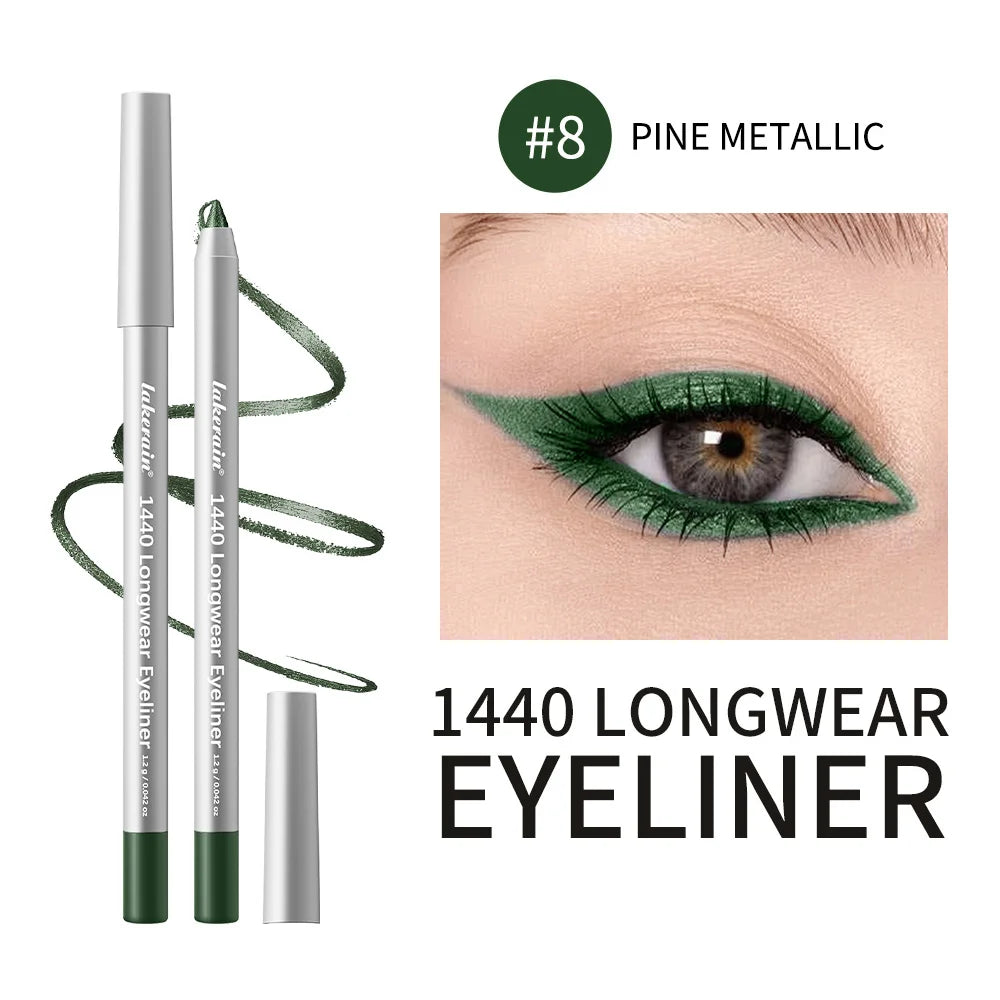 12 Colors Eyeliner Pencil Long-lasting