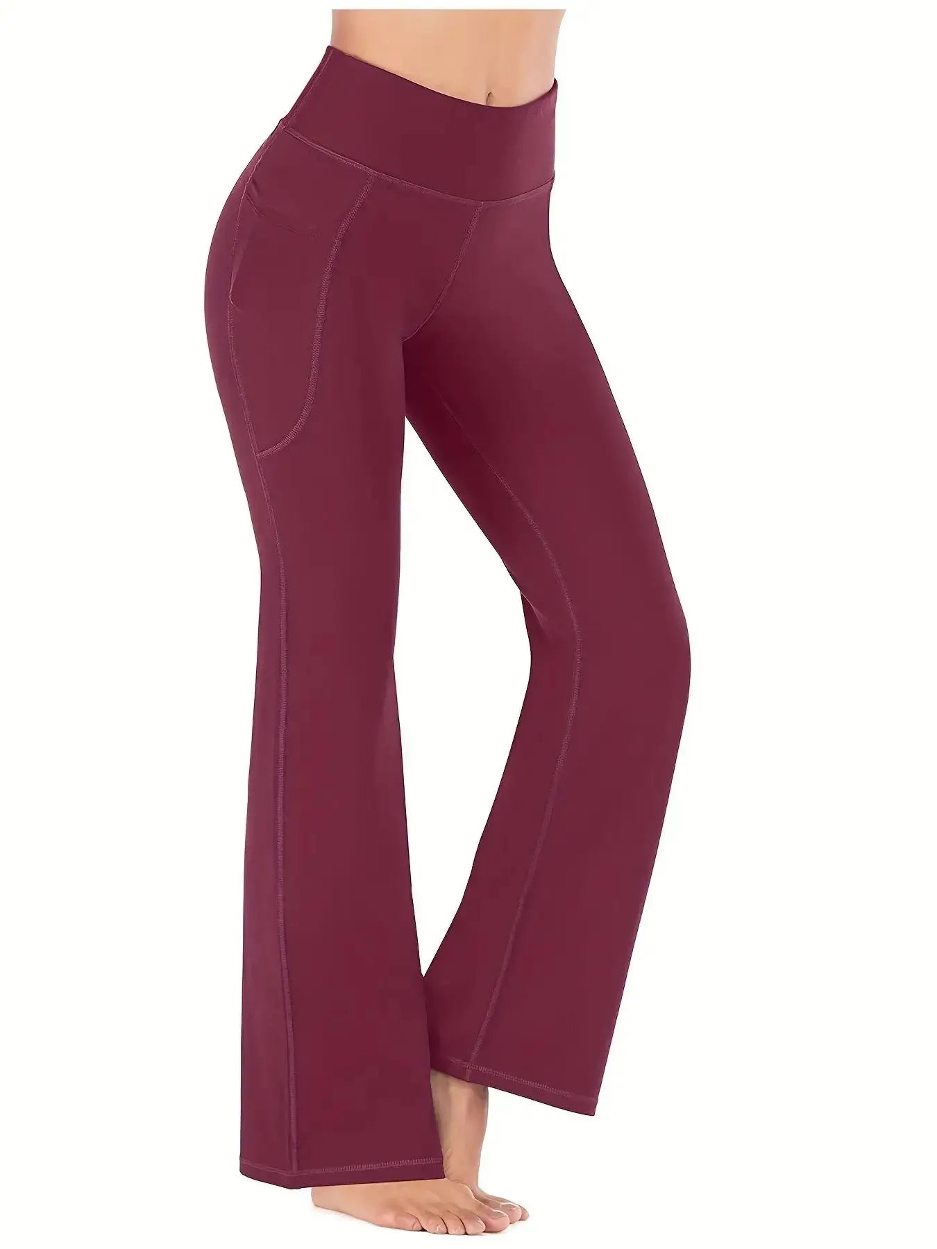 Women's Flared Pants with Pockets