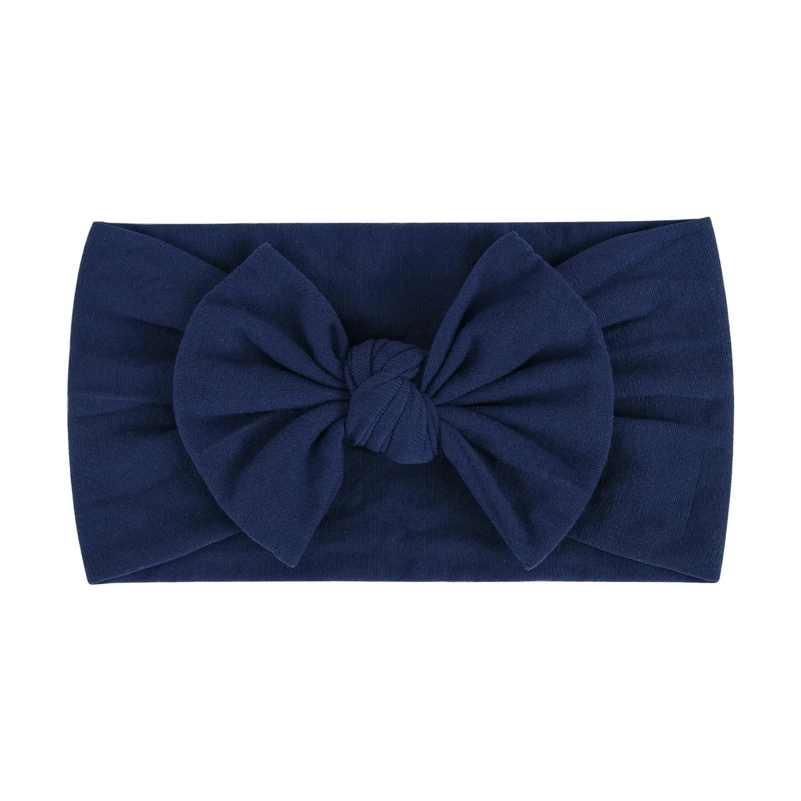 1Pc Baby Nylon Headscarf Astique Suitable Newborn Girl Flower Handmade Headband Elastic Hairband Turban Toddler Hair Accessories