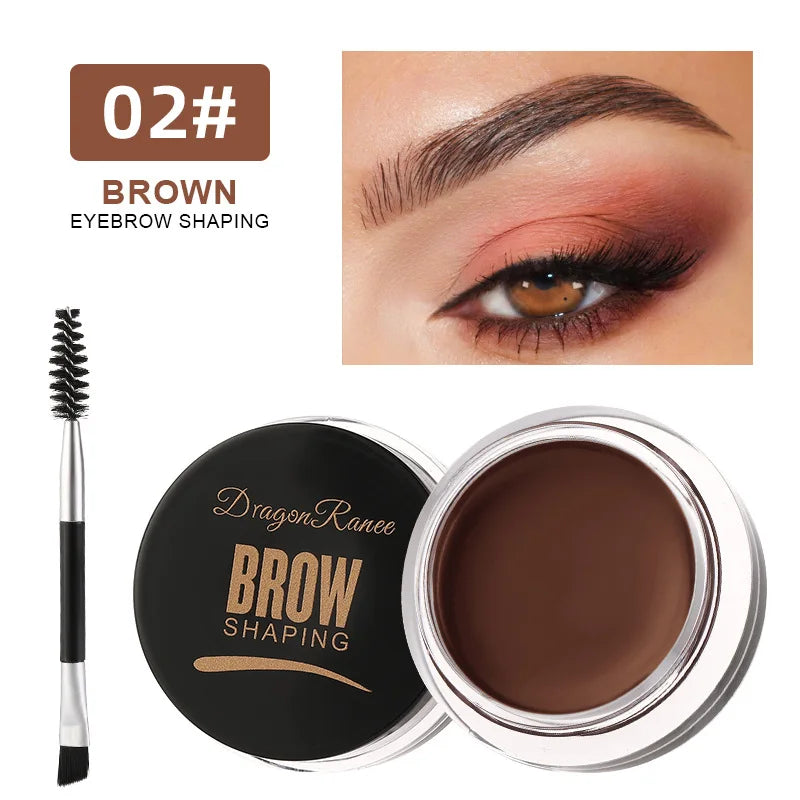 White Bushy Eyebrow Gel - European & American Style