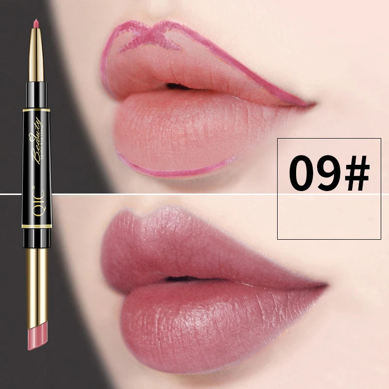 2 IN 1 Lip Liner Waterproof and Long Lasting