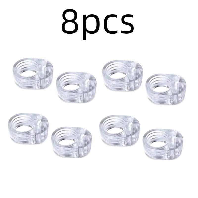 4Pcs Door Stopper Transparen Silicone