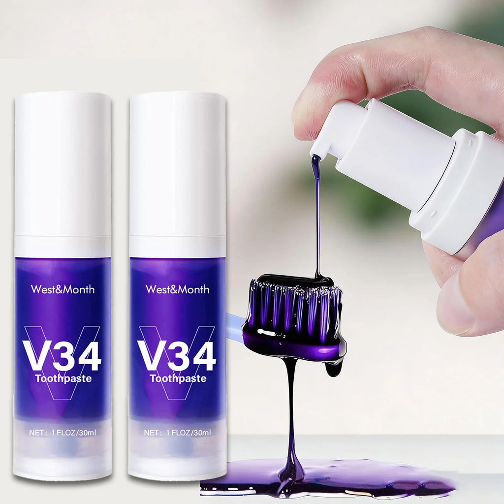 V34 Teeth Whitening Toothpaste