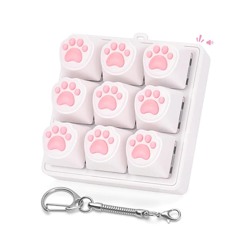 New Keys Button Keychain Stress Relief Toy