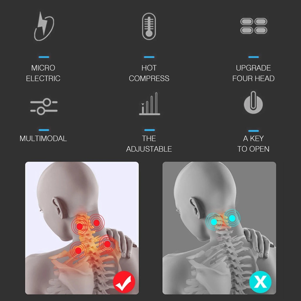 Neck Massage Machine fourHead And Neck Protection