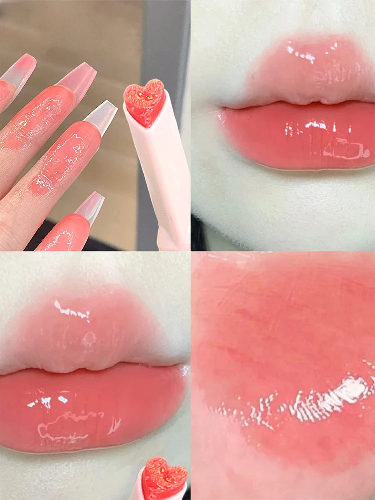 Gege bear flower lipstick with love