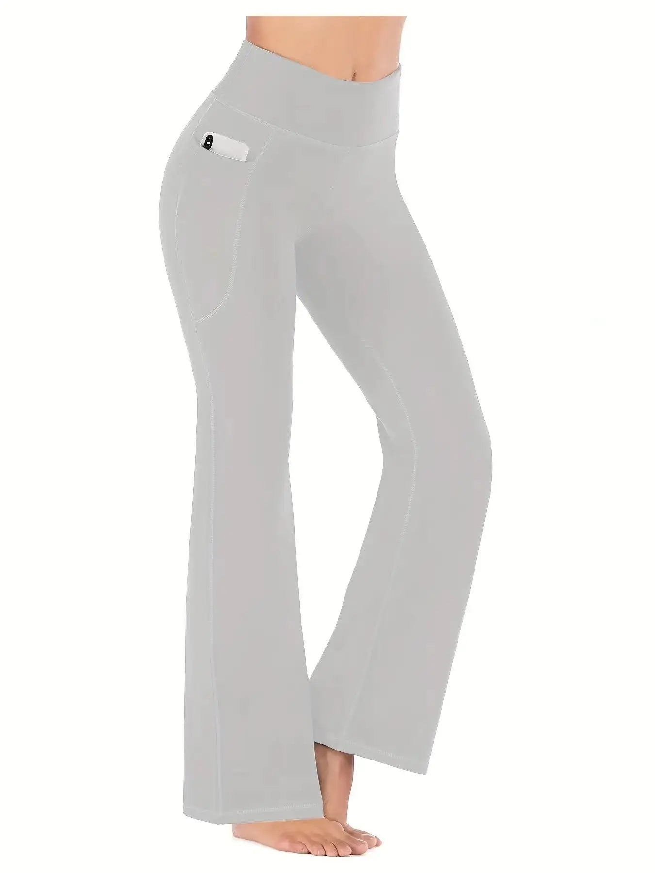 Women's Flared Pants with Pockets