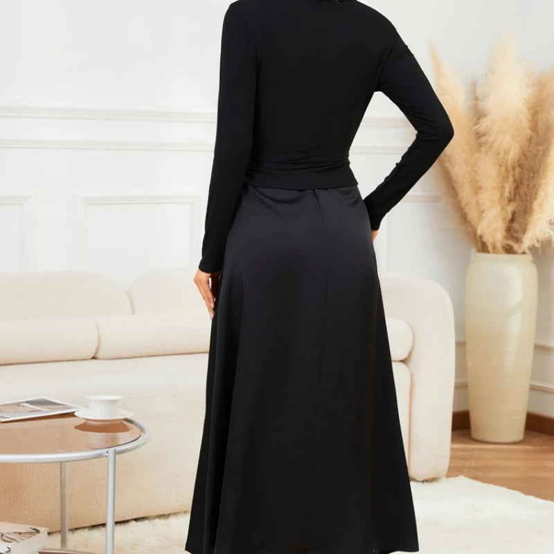 Two Piece Dress,Maxi Dress Female Outfit