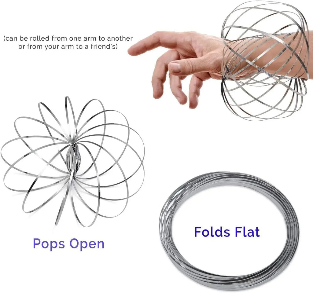 Colorful Kinetic Toroflux Magic Ring Stress Relief Fidget Toy