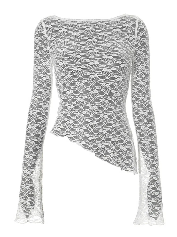 Women's Low-Cut Long Sleeve T-shirt