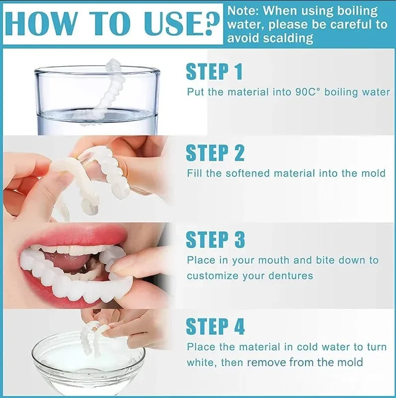 Fake Tooth Cover Perfect Fit Teeth Whitening Teeth