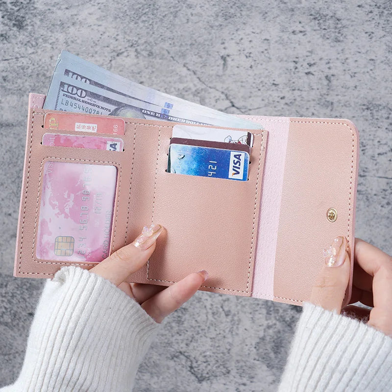 Simple And Short Lady Purse