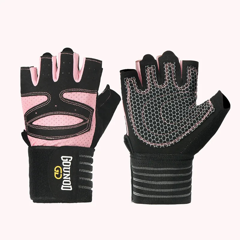 Weightlifting Gloves Wristband Support