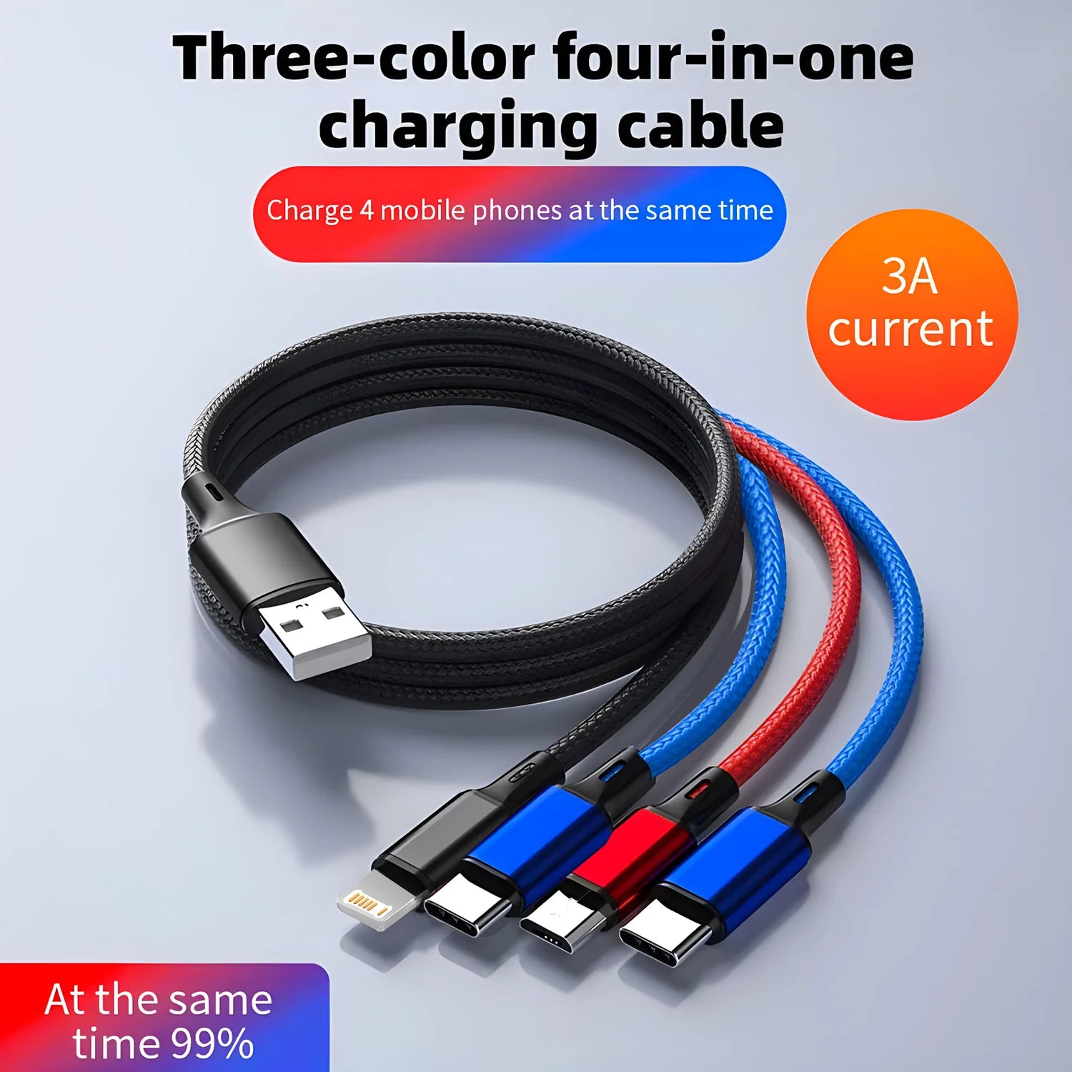 4 in 1 Multi Charger Cable