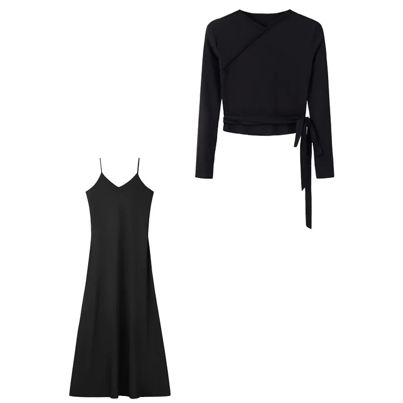 Two Piece Dress,Maxi Dress Female Outfit