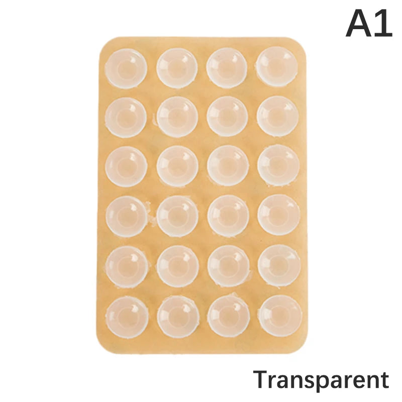 Double Side Silicone Suction Pad For Mobile Phone Fixture