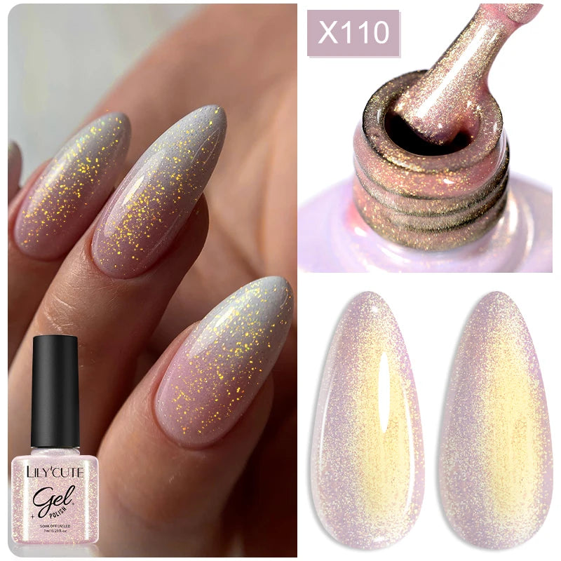LILYCUTE 7ml Macaron Cream Gel Nail Polish