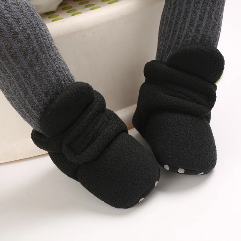 Autumn and Winter 0-1 Year Old Colorful Love Cotton Shoes